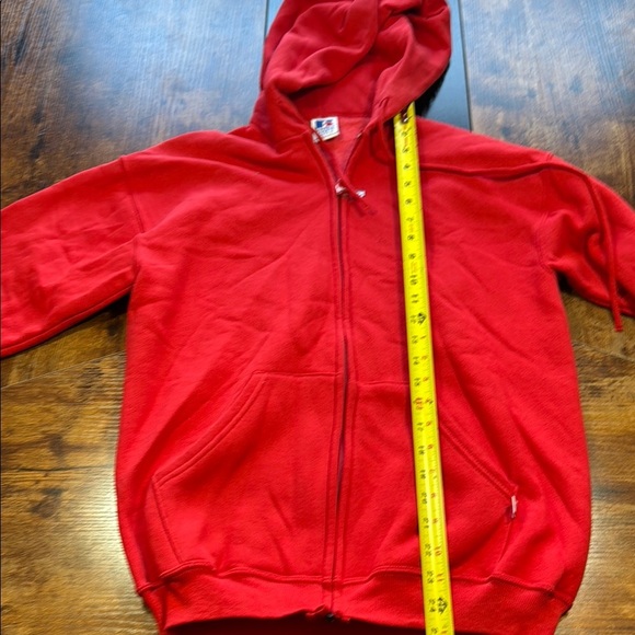 Red Zip-Up Hoodie - Picture 1 of 6